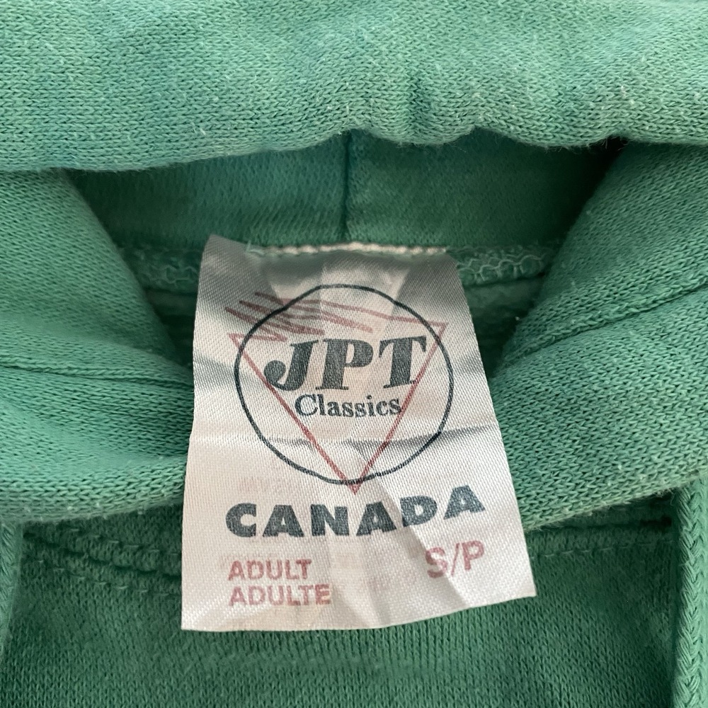 Conestoga College Hoodie Adult S Green Pullover‎ Sweatshirt Canada JPT Classic - Picture 4 of 11